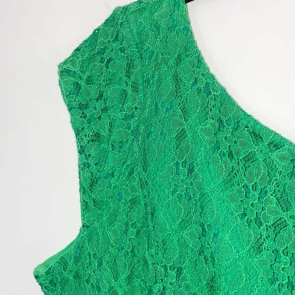 London Times Green Lace Dress NWT size 16 - Picture 3 of 8